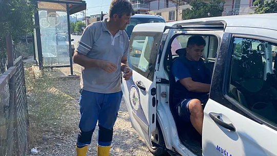 YARALI LEYLEK KURTARILDI