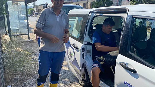 YARALI LEYLEK KURTARILDI