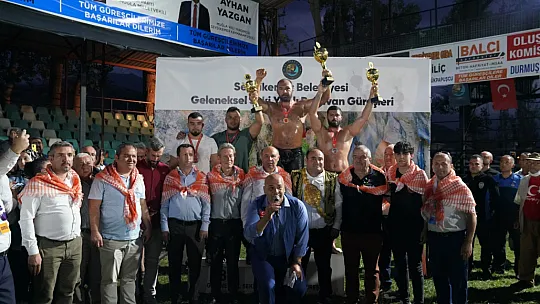 SEKİ'DE BAŞPEHLİVANLIĞI ALİ GÜRBÜZ KAZANDI