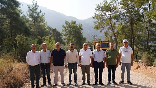 TURİZM İLÇELERİNİ BİRBİRİNE BAĞLAYAN YOL YENİLENİYOR