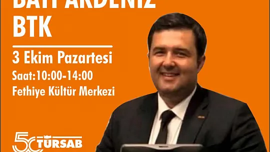 TÜRSAB BTK SEÇİMLERİ 3 EKİM'DE, FETHİYE KÜLTÜR MERKEZİ'NDE