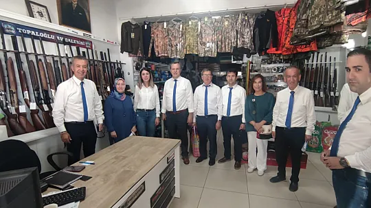MAVİ GRUP SEYDİKEMER ESNAFINI ZİYARET ETTİ