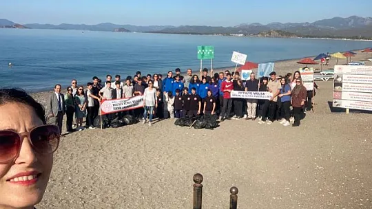 ÇALIŞ PLAJI'NDA TEMİZLİK ETKİNLİĞİ