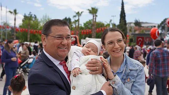 Çocuk şenliği renkli görüntülere sahne oldu