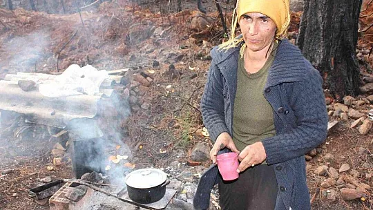 Yanan sahalarda kesim işçilerinin elektriksiz yaşam mücadelesi