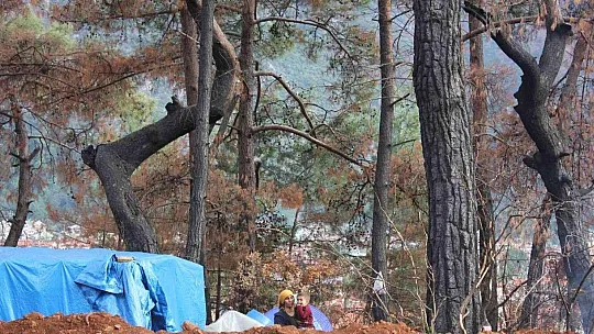 Yanan sahalarda kesim işçilerinin elektriksiz yaşam mücadelesi