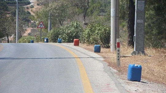 Yangın tehlikesine karşı 700 bidon konuldu