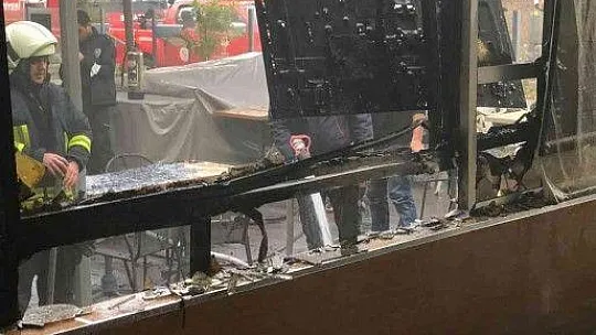 Yangın sonrası iş yeri kullanılmaz hale geldi