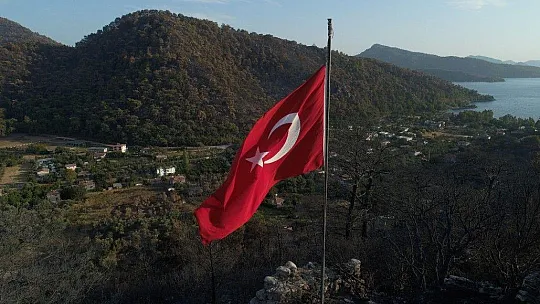 Yangının acı tablosu Marmaris'te havadan görüntülendi