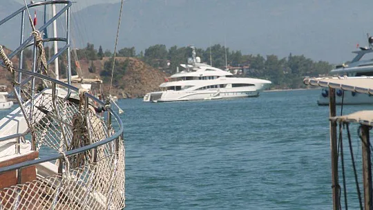 FETHİYE'DE İSKELE DOLDU