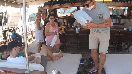 FETHİYE'DE İSKELE DOLDU