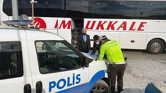 Yatağan-Aydın kontrol noktasında yoğun denetim