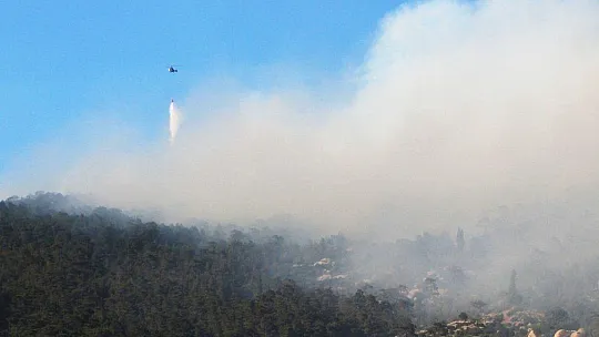 Yatağan yangınına müdahale sürüyor