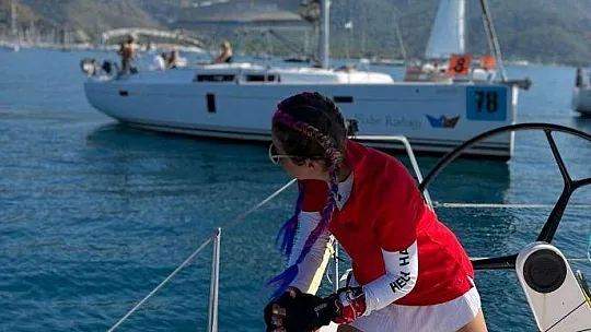 Yelken sporu için 500 kilometre yol kat ediyor