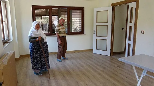 Yeni evlerine kavuşuyorlar