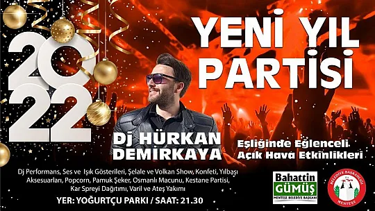 Menteşe'nin Cadde ve Sokakları Işıl Işıl
