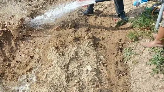 Tarım arazisinin sulama sorunu çözüldü