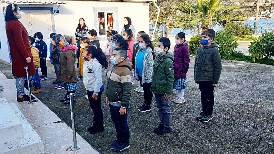 Yüz yüze eğitim Bodrum'da da başladı