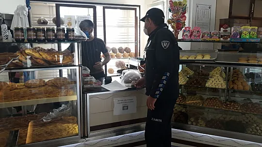 Zabıta ekiplerinden fırın ve pastane denetimi