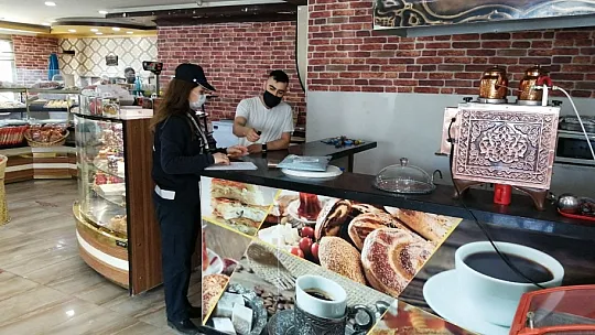 Zabıta ekiplerinden fırın ve pastane denetimi