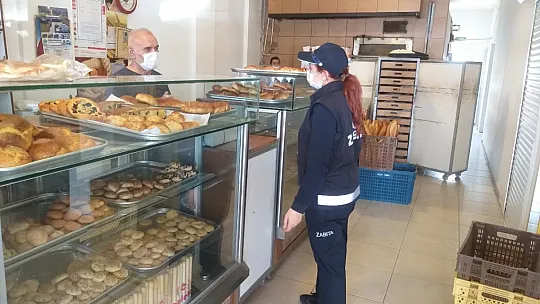 Zabıta ekiplerinden fırın ve pastane denetimi