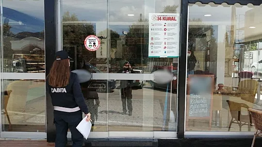 Zabıta ekiplerinden fırın ve pastane denetimi