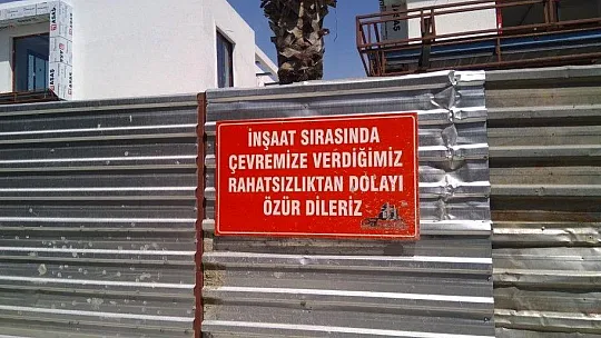 Zabıta ekiplerinden şantiye denetimleri