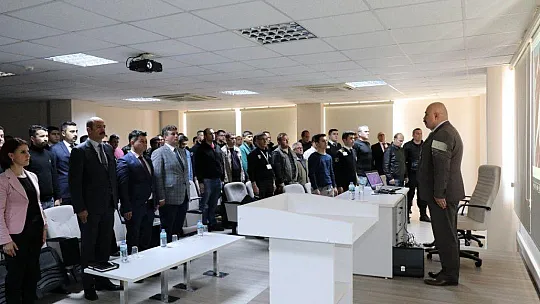 Özel Güvenlik Görevlileri bilgilendirildi 