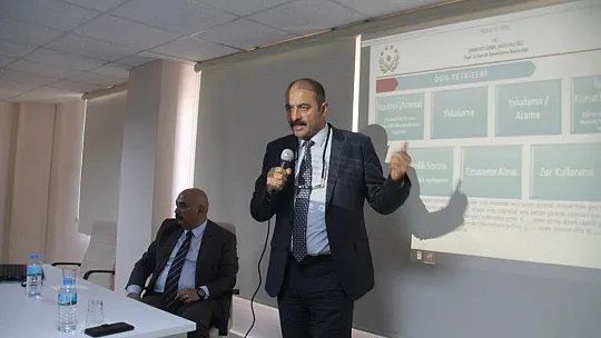Özel Güvenlik Görevlileri bilgilendirildi 
