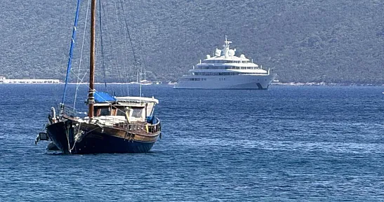 150 milyon dolarlık yüzen saray Bodrum'da