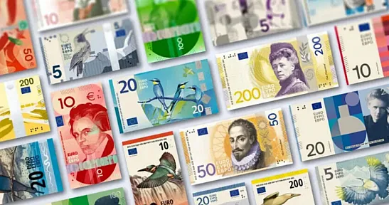 Avro banknotları yeniden tasarlanıyor