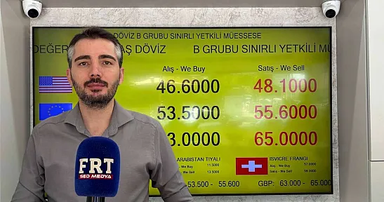 Fethiye'de döviz piyasasında hafta kapanışı: Dolar 48,10 TL