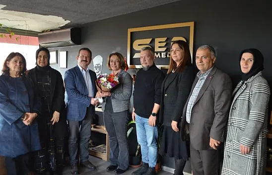 AK PARTİ FETHİYE İLÇE TEŞKİLATINDAN, SED MEDYAYA ZİYARET