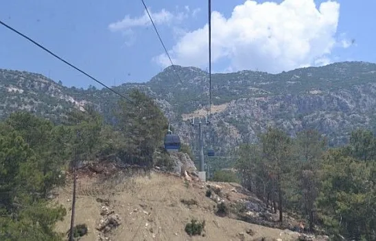 Babadağ Teleferiğe yoğun ilgi