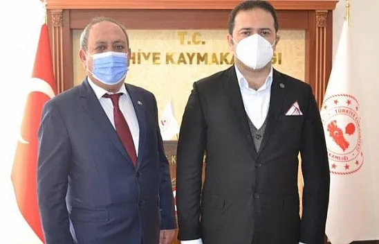 İlk ziyaret Kaymakam Fırat'a