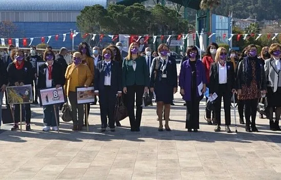 Kadınlar Günü Fethiye'de etkinliklerle kutlandı