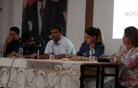 Kaymakam Balcı, muhtarlar ve daire amirleri ile toplantı yaptı