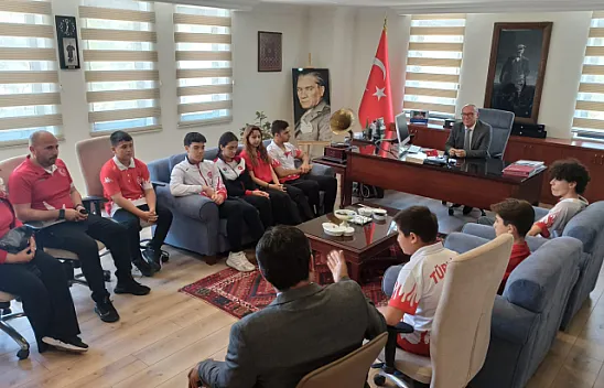 Milli Sporculardan Ziyaretler