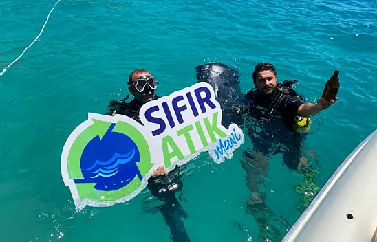 MUÇEV'den Ölüdeniz'de dip temizliği