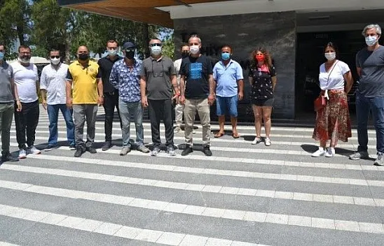 Sahil Bandı İşletmecileri ziyarette bulundu