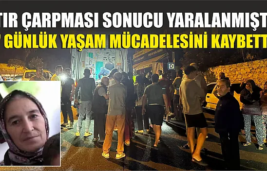 Tır çarpmıştı, yaşam mücadelesini kaybetti