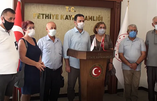 Başkan Yaman'dan, Kaymakam Fırat'a ziyaret