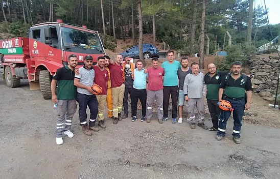 Köyceğiz yangınına destek büyüyor
