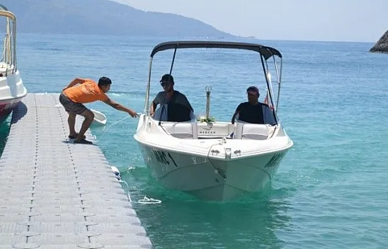 Ölüdeniz'de deniz taksiye yoğun ilgi