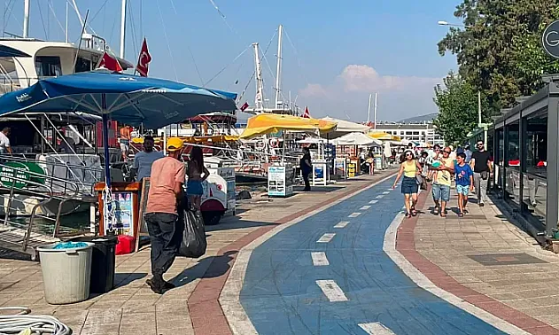 Eyyam-ı bahurla birlikte Fethiye'de kavurucu günler