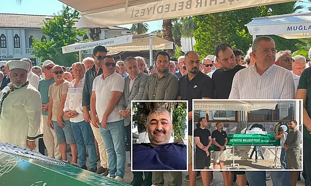 Fethiye Çarşı Caddesi esnaflarından Ömer Eriz son yolculuğuna uğurlandı