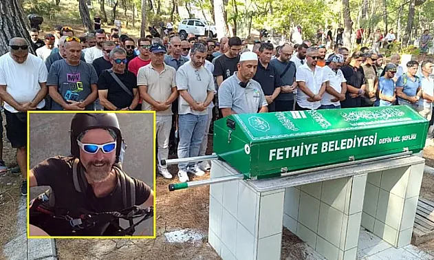 Fethiye'de yamaç paraşütü kazasında hayatını kaybeden pilot Ali Kıdıl son yolculuğuna uğurlandı