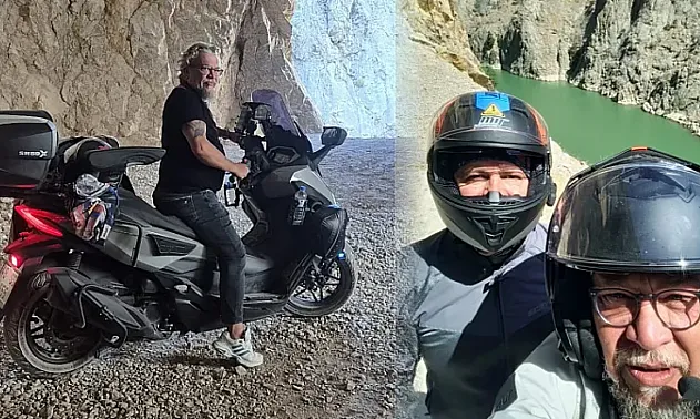 Fethiye'den yola çıktılar, 4 bin 800 kilometrelik motosiklet rotasında nefes kesen durak