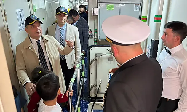 Fethiye Kaymakamı Fatih Akkaya, TCG Kaş gemisini ziyaret etti