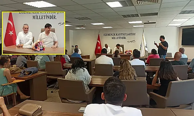 Makam odasına sığmayan buluşma: Göreve dönen Başkan Karaca'yı CHP İlçe Heyeti ziyaret etti
